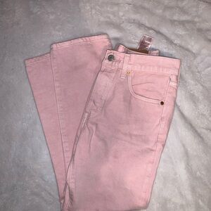 Levi’s women’s 501 original high rise straight leg jeans